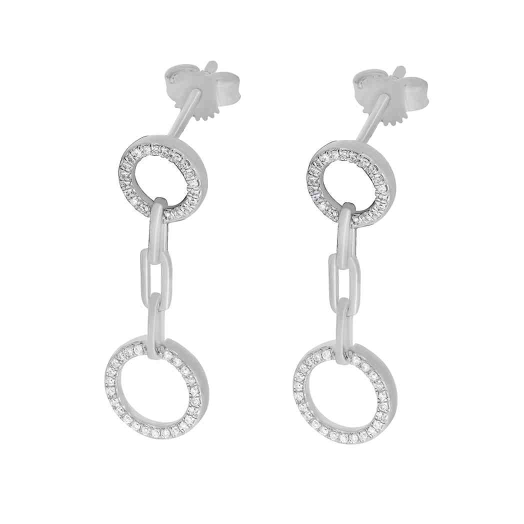 Fiorelli Oval Link Drop Earrings ER21514A